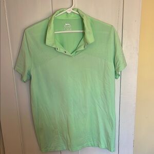 Green body mapped Short Sleeve golf Polo Shirt